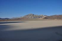 Leito seco de antigo lago na parte norte do Death Valley National Park, na Califórnia - EUA